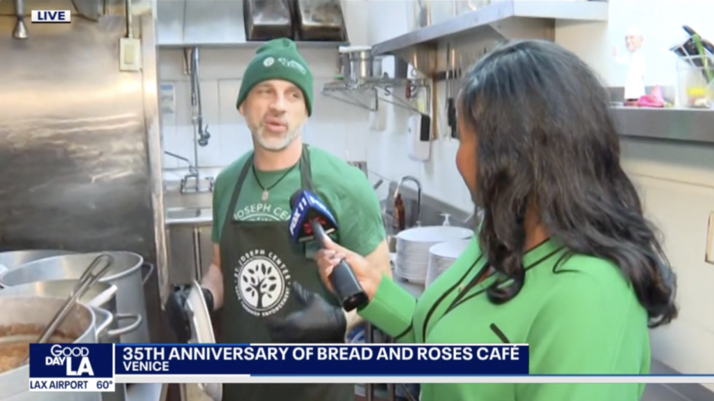 Bread and Roses Cafe – 35th Anniversary – Fox LA with Chef James Cunningham