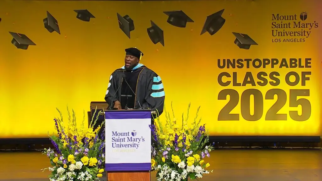 Dr. Ryan J. Smith Shares Vision of Radical Love and Community at Mount St. Mary’s Commencement