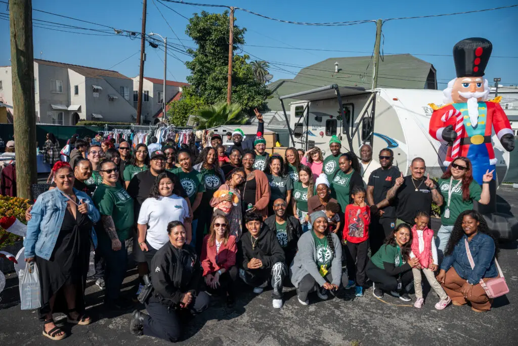 St. Joseph Center Brings Holiday Joy to Unhoused Families in South LA 