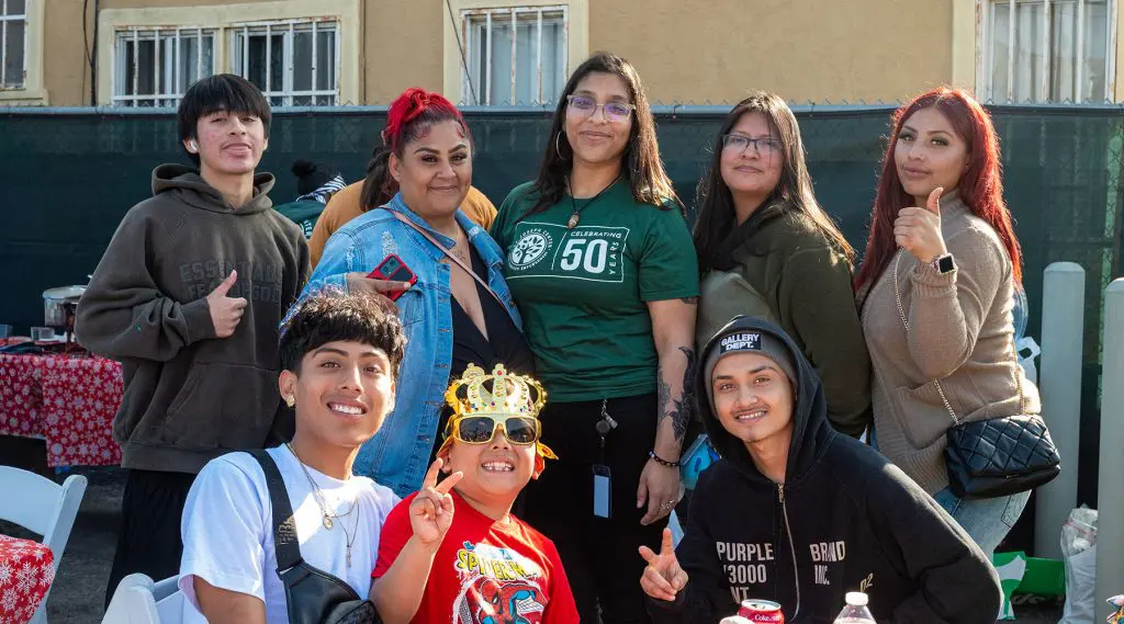Jóvenes que participan en los programas del Centro San José.