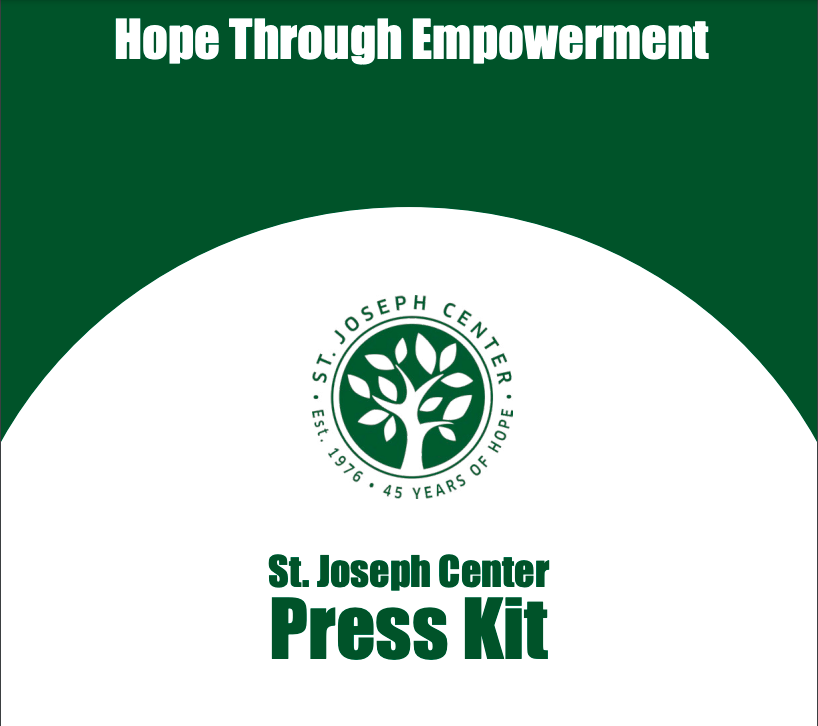 St Joseph Centers Press Kit Front Page