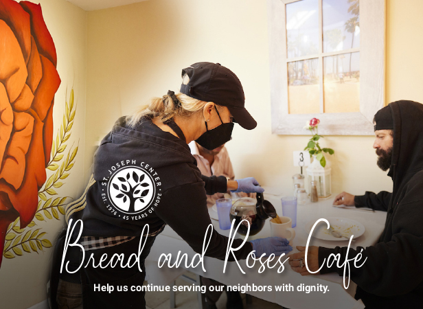 Bread and Roses Café Mobile Banner