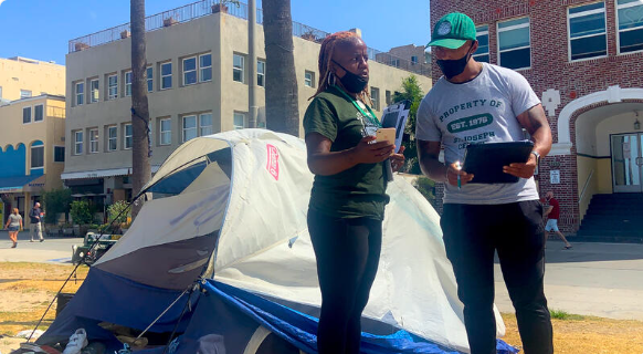 Report: L.A. homelessness program found housing for nearly all clients