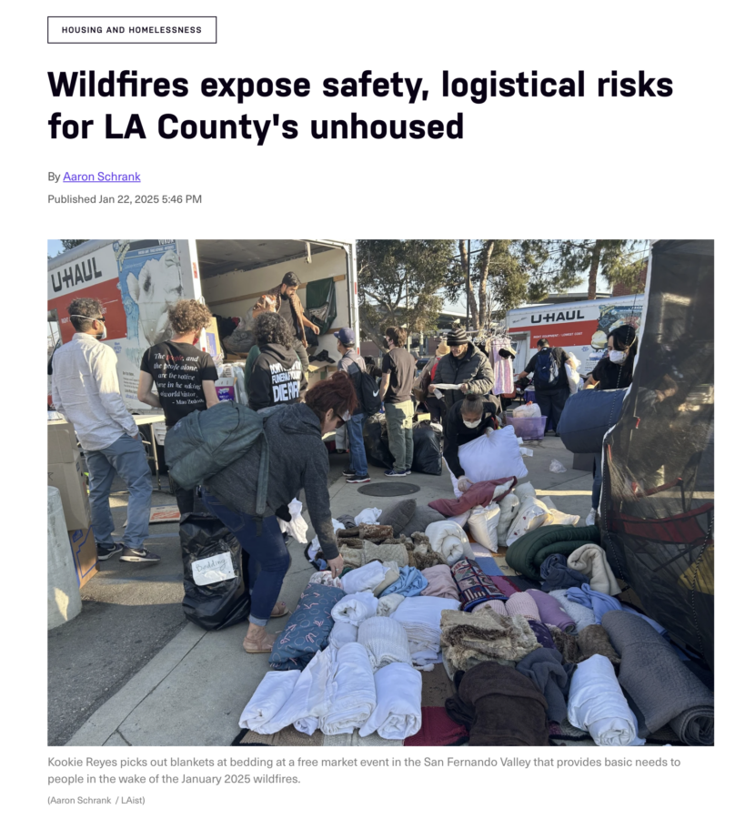 Wildfires Expose Safety, Logistical Risks for LA County's Unhoused