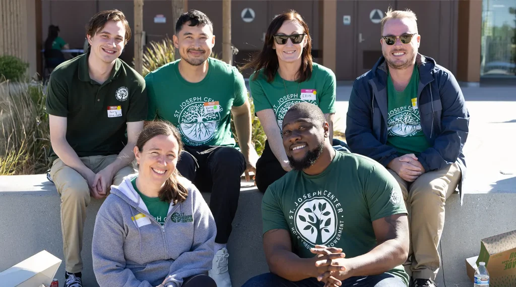 Some of the staff at St. Joseph Center.